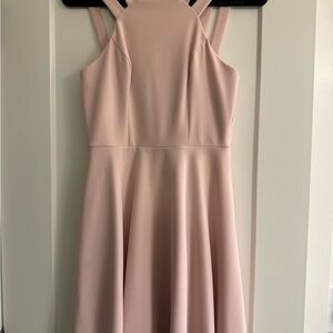 B Darlin Strapless Blush Dress